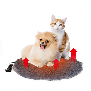 Coussin chauffant électrique pour animaux de compagnie, coussinet chauffant, imperméable, Long, en peluche, pour chats et chiens, lit chauffant, pour chiots, vente en usine - Product Image 1