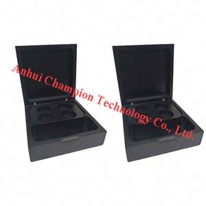 High Quality Wholesale Custom Coffee Box Wooden <b>Wrapped</b> Gift Box Luxury Gift Box - Product Image 1