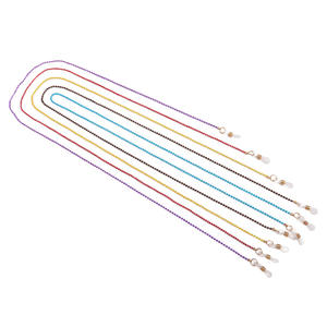 Collares de Moda con Cuentas, Cadena de Bolas Colorida, Soporte para Gafas y Mascarillas, Accesorio Unisex - Product Image 5