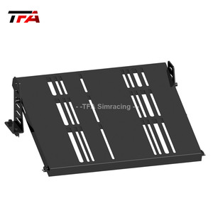 Pedales de acero al carbono de grado comercial al por mayor certificados para torneos de eSports 300kg de carga máxima con logotipos FIA Material duradero - Product Image 4
