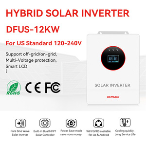Demuda ระบบพลังงานแสงอาทิตย์ไฮบริด12KW ใหม่120V 240V แยกเฟส12 KW US 48V ไฮบริดสำหรับบ้านระบบพลังงานแสงอาทิตย์ dfus 12KW ไฮบริดใน - Product Image 1