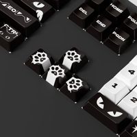 Anime Theme 127 Key Small Full Set Customized Mechanical Keyboard Keycaps PBT Sublimation Original Height