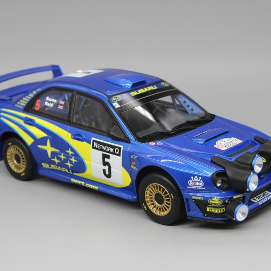 Otto 1:18 modèle de course WRC World Rally 2001 Impreza 2ème génération Impreza convient à Subaru