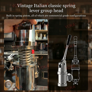 High Quality Lever Espresso Machine 4.5L+0.5L Dual Boiler Italian Rotary Pump Stainless Steel for Specialty Coffee Shop - Product Image 3