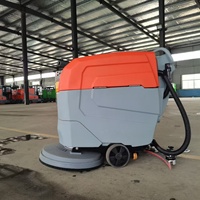 Autolaveuse autoportée 520 mm 3000 m²/h |   Réservoirs 70L+80L 24V100Ah 5H |   Nettoyeur de sol électrique à faible bruit (55 dB)