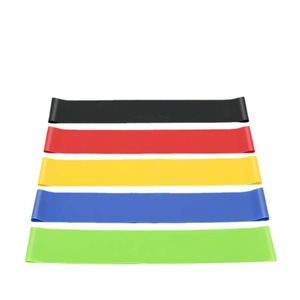 SINPORUING Ensemble de bandes de résistance 5 pièces en TPE, élastiques pour entraînement à domicile, mise en forme des jambes et des fessiers, exercices de yoga - Product Image 1