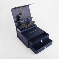 Boîte cadeau en carton recyclable portable, personnalisée haut de gamme, imperméable, écologique, réutilisable, pour emballages alimentaires et chocolats