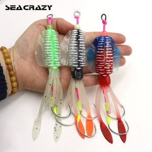 OEM ODM Señuelo Artificial Luminoso/UV <span class=keywords><strong>de</strong></span> 61g, tipo <span class=keywords><strong>Calamar</strong></span> y Faldas <span class=keywords><strong>de</strong></span> Pulpo con Anzuelo, para <span class=keywords><strong>Pesca</strong></span> <span class=keywords><strong>de</strong></span> Atún <span class=keywords><strong>en</strong></span> Río y Lago - Product Image 6