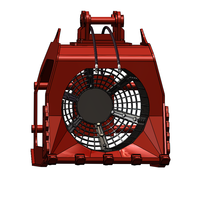 Godet de criblage rotatif hydraulique le plus vendu pour excavatrice, idéal pour la séparation des matériaux de construction