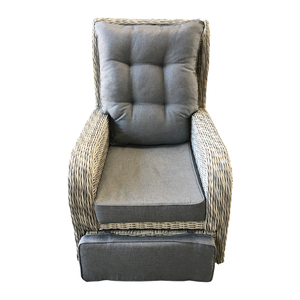Conjunto de sofás reclinables giratorios para exteriores, muebles de jardín y Patio - Product Image 4