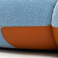 Fabrikbezogenes, leicht luxuriöses, modernes, minimalistisches Riff-Modulsofa-Set aus Stoff für Apartments und Villen – Freizeitkollektion