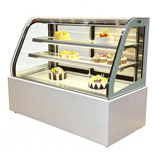 Vetrina Refrigerata Aperta in Acciaio Inox per Esposizione Torte, per Supermercati e Pasticcerie - Product Image 2