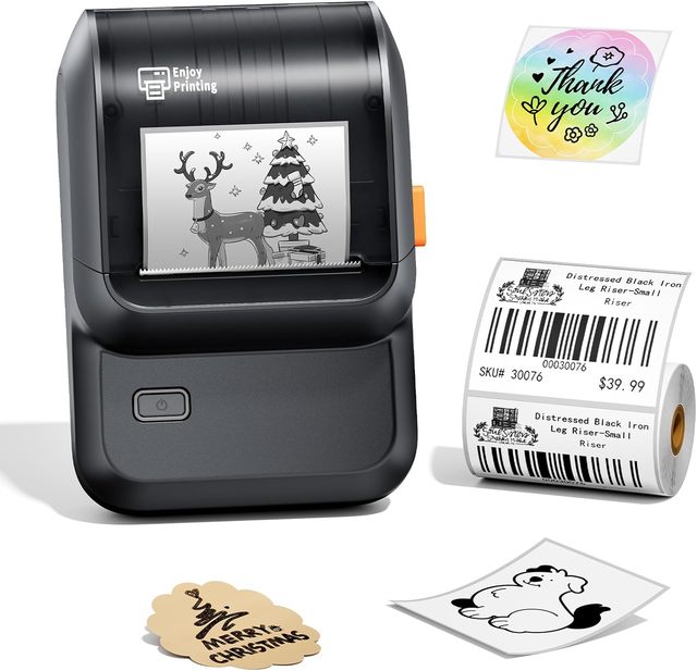 2 Inch Mini Sticker Printer M100 Blue Tooth Label Printer Inkless Portable Label Maker Sticker For Address/price Tags/office