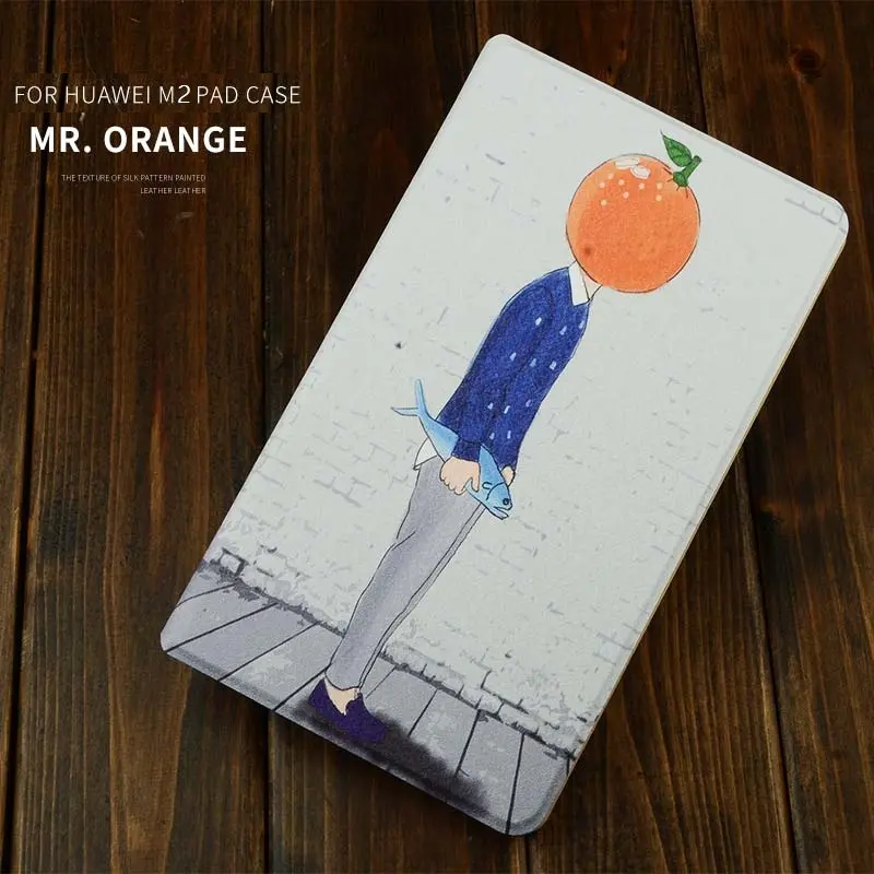 Hot-sale Pu Leather Durable Free Design and Pattern Smart Case with Cartoon Design for 10th Generation