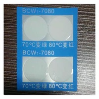 Indicateur de Température BCW1-7080 PET Résistant à la Chaleur Imperméable à Usage Unique Bande Autocollante Deux Capteurs Moteur Transformateur Vrac