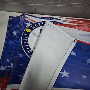 Striscione in PVC Personalizzato per Pubblicità, <span class=keywords><strong>Banner</strong></span> in Vinile Plastico Impermeabile Lucido per Fiere - Product Image 2