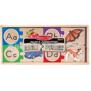 Tablero de rompecabezas de madera con clavijas para niños pequeños, juguete educativo para aprender el alfabeto, de 2 a 4 años, color madera natural, unisex - Product Image 2