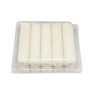 Kit de Mini rouleaux à peinture de 4 pouces, 10 pièces, avec boîte en PVC, livraison gratuite
