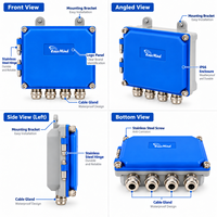 Desain hemat daya untuk sensor aliran efek hall pada saluran analog 4G DataLogger, pemantauan real time RS485 Modbus.