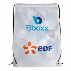 Wholesale Custom Waterproof Nylon Polyester Drawstring Bag Sports Drawstring <b>Backpack</b> - Product Image 3