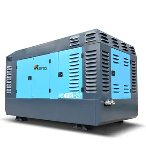 Kompresor udara tahap derek energi diesel 26bar untuk mesin rig bor sumur air