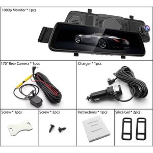 Aidelion CY-888 <strong>Car</strong> <strong>Mirror</strong> <strong>Camera</strong> With Dual Cameras Lens <strong>Car</strong> Dvr FHD 1080P 10inch Touch Ips Screen Streaming Video <strong>Mirror</strong> Dvr - Product Image 6