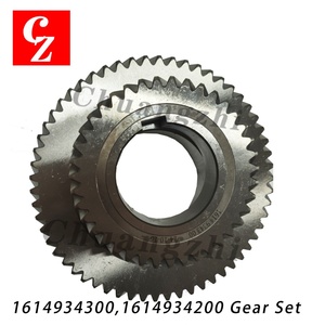 OEM New Gearwheel <b>Set</b> 2pcs for Atlas Copco Air Compressor 1614934200 1614934300 with High Quality 1614 9343 00 1614 934 200 - Product Image 1