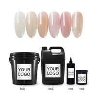 Gel UV de haute qualité vendu en usine, extension d'ongles, échantillon gratuit, OEM/ODM, 1 kg, vernis à ongles semi-permanent, gelée, modèle haut de gamme