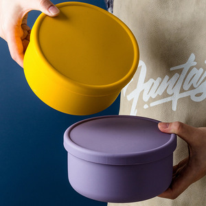 Vente en gros Contenants de stockage en silicone de qualité alimentaire de 1000ml personnalisés Boîte à lunch pour les <span class=keywords><strong>repas</strong></span> des bébés et des adultes - Product Image 2