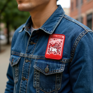 Toppa in tessuto Ilan Sagittario 8x5cm termoadesiva ricamata con segno zodiacale - Product Image 3