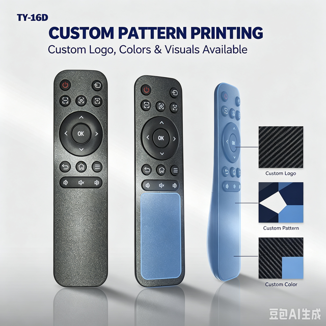 KEYUAN TY-16D Fixed Code Anti-Shock Universal Remote Control for LED Smart TV with ABS Material