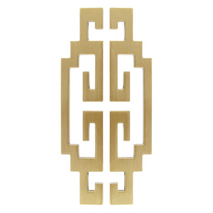 Nouvelle poignée de meuble en laiton de style chinois, poignée de tiroir géométrique pour armoire, design durable et antioxydant pour la maison et le bureau - Product Image 5