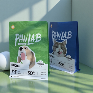 Sacchetti per Alimenti per Cani e Gatti, Buste Sigillate a Otto Lati in Alluminio, Sacchetti Tridimensionali in Carta Kraft all'Ingrosso - Product Image 4