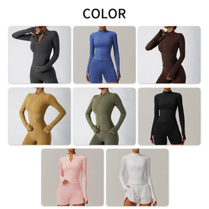 Женский облегающий костюм на молнии - Product Image 2