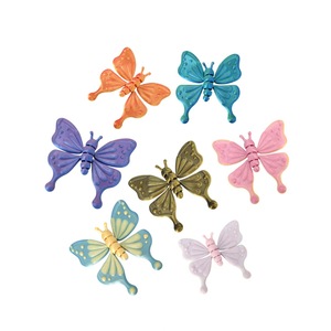 Adorno de Mariposa Móvil Creativo Impreso en 3D - Figura Decorativa de Escritorio con Articulaciones Flexibles Iridiscentes en Degradado - Product Image 4