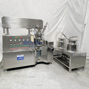 100L Cosméticos para el cuidado de la piel Crema Gel Pasta de dientes Máquina mezcladora emulsionante al vacío con homogeneizador DE ALTO cizallamiento - Product Image 3