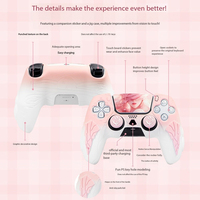 Étui de protection double en silicone avec grande ouverture pour la charge pour manette PlayStation 5, design plus fin pour manette PS5