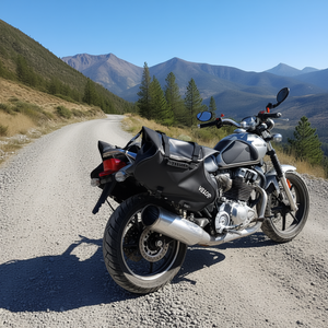 Sacoches de moto Vevor 28 L, sacoches latérales imperméables en Oxford avec bandoulière, noir - Product Image 2