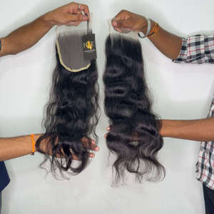 Lace front <b>wig</b> brazilian Raw hair Bundle, wholesale 4*4 5*5 hd lace closure human hair <b>wigs</b> <b>deep</b> <b>wave</b> Raw temple hair - Product Image 1