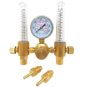 Compteurs de gaz à double flux Soudage TIG avec régulateur d'argon CGA580 Réducteur de pression de CO2 à double tube - Product Image 5