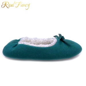 Di modo di Bowknot Della Decorazione Delle Donne Soffici Scarpe Invernali Al Coperto Casa <span class=keywords><strong>Pantofole</strong></span> <span class=keywords><strong>Ballerina</strong></span>