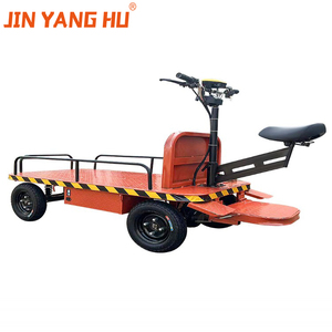 Hot Bán Điện Phẳng Xe Tải Bốn Bánh Xe Vận Chuyển Hàng Hóa Xe Đẩy Nền Tảng Giỏ Hàng Cho Xử Lý Vật Liệu Hậu Cần Công Cụ - Product Image 5
