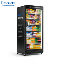 Máquina Expendedora Inteligente LERKE con Pago sin Efectivo para Hoteles, Centros Comerciales, Snacks y Bebidas