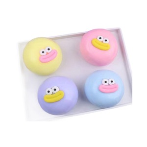 Squishy <b>Squeeze</b> Toy TPR Slow Rebound Mini Fidget Stress Relief Toy For Kids And Adults 6Cm 12Cm Blue Pink Duck Shape - Product Image 4