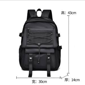 Sac à dos tendance de style hongkongais, inspiré du style coréen, style Harajuku, sac à dos d'étudiant pour l'extérieur, sac de travail à la mode - Product Image 5