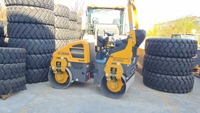 Compacteur routier hydraulique complet chinois XD120, mini-compacteur vibrant à double tambour de 2 tonnes, en stock à vendre