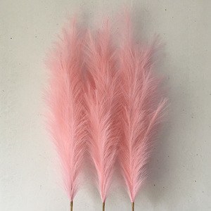 Venta al por mayor de pampas artificiales de imitación para decoración del hogar boda <span class=keywords><strong>5</strong></span> tenedores - Product Image 3