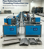Machine de découpe et de poinçonnage pour tubes en fer, équipement de découpe CNC pour profilés en acier et aluminium, double station de découpe d'angles
