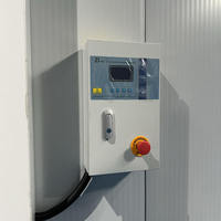 Nouvelle porte coulissante industrielle en acier inoxydable Tian Shun avec panneau sandwich en PU pour entrepôt frigorifique et conteneur