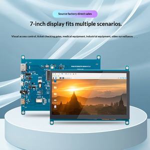 Écran <span class=keywords><strong>tactile</strong></span> LCD de <span class=keywords><strong>7</strong></span> pouces compatible <span class=keywords><strong>HDMI</strong></span>, résolution <span class=keywords><strong>1024x600</strong></span>, systèmes de prise en charge de l'écran <span class=keywords><strong>tactile</strong></span> <span class=keywords><strong>capacitif</strong></span> pour Raspberry Pi - Product Image 5